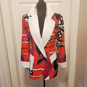 DINA BAR-EL for Hitachi Multicolor Blazer Size Sm New with Tag